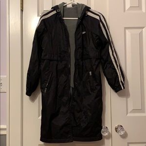Speedo swim parka black L Yourh